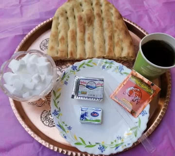 منو غذایی زائر رضوی - صبحانه